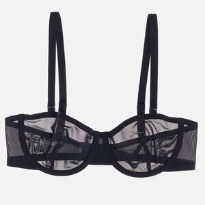 CUUP 38E 38DD I Support You Underwire Black Bra NWOT $78